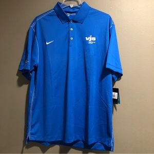 NikeGolf Dri-Fit VJS Krause Logo Polo T Shirt Size XXL